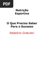 Nutricao Esportiva Sem Segredos