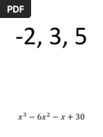 Polynomial Factoring Scavenger Hunt