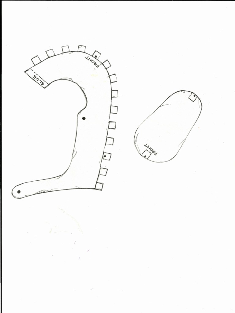 Download Paper Shoe Pattern