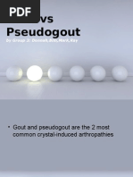 Gout vs Pseudogout