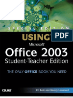 using ms office 2003