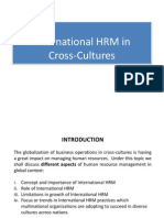 IHRM Cross Culture - 2