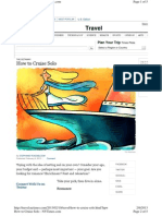 How To Cruise Solo