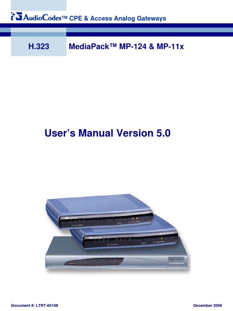 Mediant 800 MSBR User's Manual Version 7.2, image size:768x1024