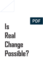 Is Real Change Possible