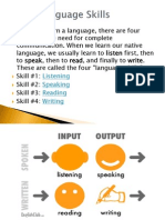 Language Skill - Listening and Speaking