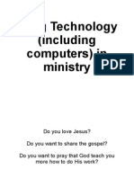 Using Technology (including computers) in Ministry - computers-in-ministry-addas2.odp