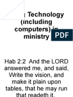 Greatest Need of Adventists - Outpouring of The Holy Spirit - Computers-In-Ministry - Odp