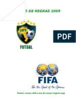 Livro de Regras 2009 - Futsal