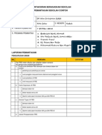 Borang Laporan Pemantauan Sekolah Contoh