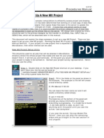 Chapter 2 Setting Up A New MX Project: Procedures Manual