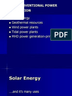 Non-Conventional Power Generation