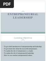 Entreprenuerial Leadership Final