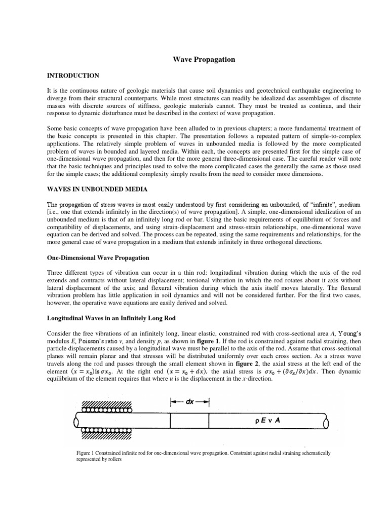 Understanding Wave Propagation in Geology | PDF | Waves | Deformation ...