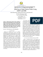 Performance of AODV and DSR Protocols in Static WSN