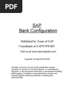 Sap Bank Configration