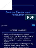AE1. Sentence Structure & Punct
