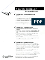 Apartment Safety Checklist