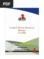 Certified Human Resources Manager _Brochure
