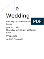 Love Wedding With Rey 'PJ' Abellana and Rea Reyes