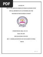 Download A Study on Impact of Crude Oil Prices on Indian Economy With Special Reference to Automobile Sector by Pankaj Vyas SN126363079 doc pdf