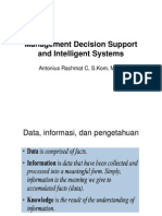 Management Decision Support and Intelligent Systems and Intelligent Systems