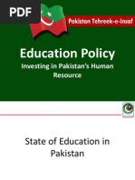Download PTI Education Policy by PTI Official SN126367296 doc pdf