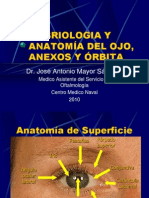 Embriologia Y Anatomía Del Ojo, Anexos Y Órbita: Dr. José Antonio Mayor Sánchez