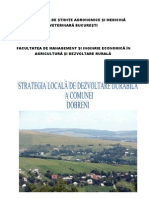 Strategia Locala de Dezvoltare Durabila A Comunei Dobreni