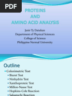 Download Protein Tests by Charles Dave Gulmatico Mendoza SN126370886 doc pdf