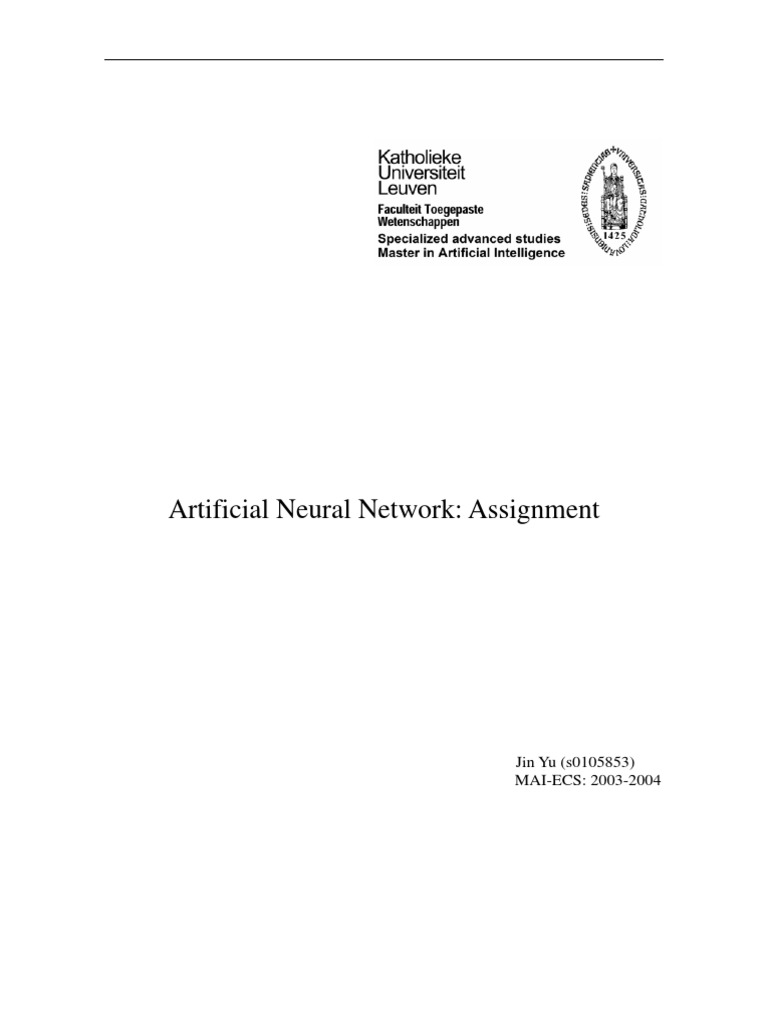 Artificial Neural Network | PDF | Teaching Methods & Materials | Computers