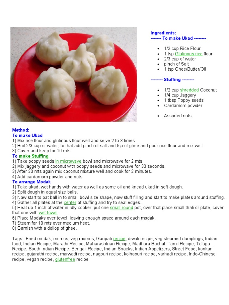Glutinous Rice: Ingredients: - To Make Ukad | PDF