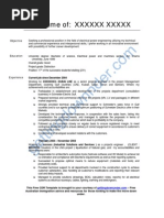 Download Sample CDR Template - Electrical Engineer by Bo Cu Bin SN126374331 doc pdf