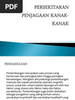 Download Persekitaran Penjagaan Kanak-kanak by Cik Siti SN126375554 doc pdf