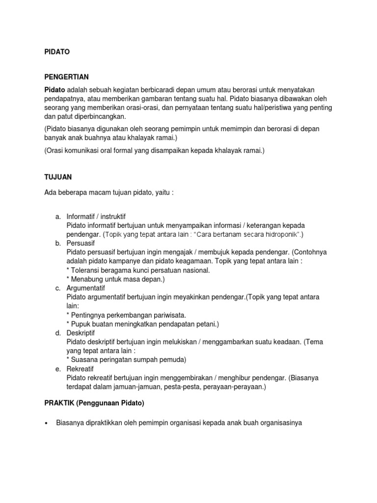 Pidato