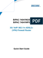 Bipac 7404vnox Bipac 7404Vnpx: 3G/ Voip/ 802.11N Adsl2+ (VPN) Firewall Router