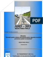 And 593-2012 Sisteme de Protectie Pentru Siguranta Circulatiei La Drumuri Si Autostrazi