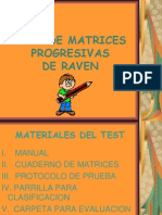 Test de Matrices Progresivas