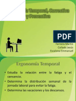 Ergonomía Temporal, Correctiva y Preventiva