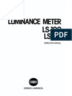 Manual Luminance Meter