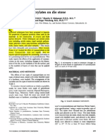 Effect of Cyanoacrylate On Die Stone