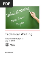 Is 613TechnicalWriting