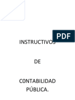 Instructivos de Contabilidad Pública