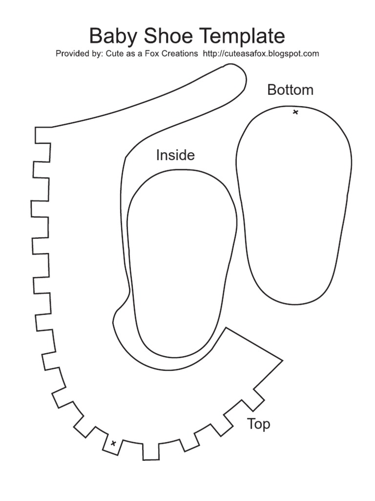 Baby Shoe Templateand Instructions | PDF | Shoe | Consumer Goods