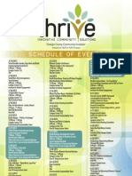 Schedule of Events Poster