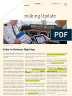 EASA Rulemaking Update: Rules For Electronic Flight Bags