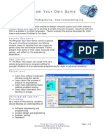 Program Your Own Game: Provided by Tryengineering