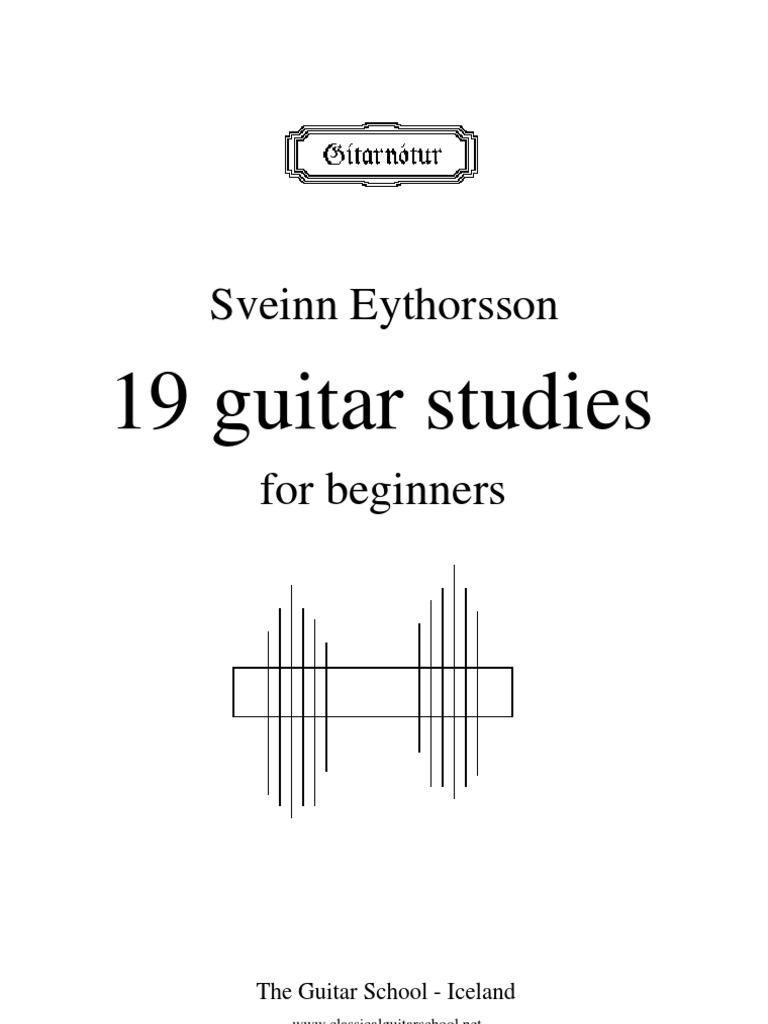 12 Studies For Guitar Teaching | PDF | Guitares | Guitare classique