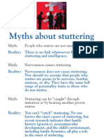 Myths About Stuttering: Tuttering Oundation