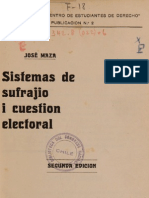 Sistemas de Sufragio y Gestion Electoral